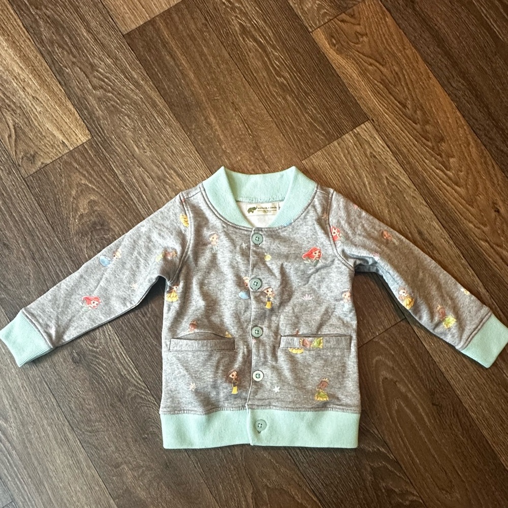 Toddler cardigan with baby Disney characters